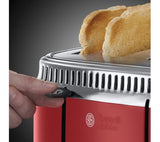 Russell Hobbs Retro Red 4SL 21690 4-Slice Toaster - Red