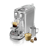 Nespresso Creatisa Plus coffee machine with Milk frother for Nespresso original pods, Colour by Coffee Partner