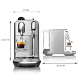 Nespresso Creatisa Plus coffee machine with Milk frother for Nespresso original pods, Colour by Coffee Partner