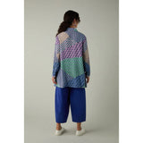 Sahara Geo Patchwork Print Shirt