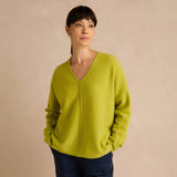 Sahara Kiwi Merino Wool V Neck Jumper