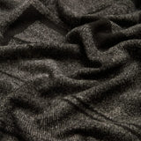Sahara Melange Patchwork Wool Coat Grey