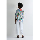Sahara Mystical Collage Boxy Shirt In Multi