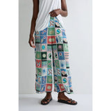 Sahara Mystical Collage Wide Trousers