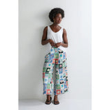 Sahara Mystical Collage Wide Trousers