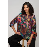 Sahara Patchwork Silk Shirt In Multi