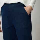Sahara Stretch Denim Straight Trousers