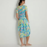 Sahara Summer Confetti Jersey Bubble Dress In Multi