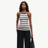 Samsøe Samsøe Alexo Tank In Egret Stripe