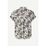 Samsøe Samsøe Majan Ss Shirt In Flower Beluga
