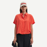 Samsøe Samsøe Mina Short Sleeves Shirt Valiant Poppy