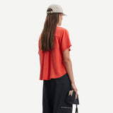 Samsøe Samsøe Mina Short Sleeves Shirt Valiant Poppy