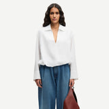 Samsøe Samsøe Sadaphne Shirt In White