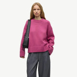 Samsøe Samsøe Sakeiku Sweater In Red Violet