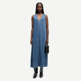 Samsøe Samsøe Saskylar Dress In Denim Blue