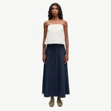 Samsøe Samsøe Satilly Skirt In Soft Denim
