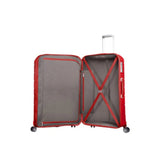 Samsonite Flux 68cm 4-Wheel Medium Suitcase In Red