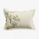 Sanderson x National Trust Lophura Cover Set Size Double English Grey