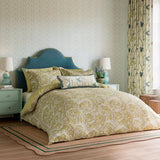 Sanderson x National Trust Tilia Lime Cover Set Single Size in Gold