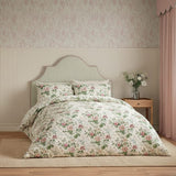 Sanderson 'Elouise' Cotton S-King Duvet Cover Set In Rose