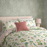 Sanderson Options Paradesia Double Size Duvet Cover Set In Pink