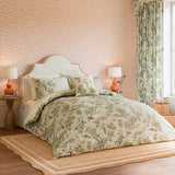 Sanderson x National Trust Lophura Cover Set Size Single in English Grey
