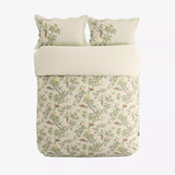Sanderson x National Trust Lophura Cover Set Size Single in English Grey