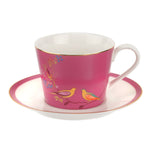 Sara Miller Teacup And Saucer Pink