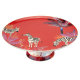Sara Miller Tahiti Footed Cake Plate