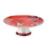 Sara Miller Tahiti Footed Cake Plate