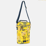 Sara Miller Botanic Blooms Bottle Cooler In Yellow