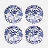 Sara Miller Botanic Chevron Picnic Bowls - Set of 4
