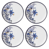 Sara Miller by Navigate Set of 4 Decorated Plates