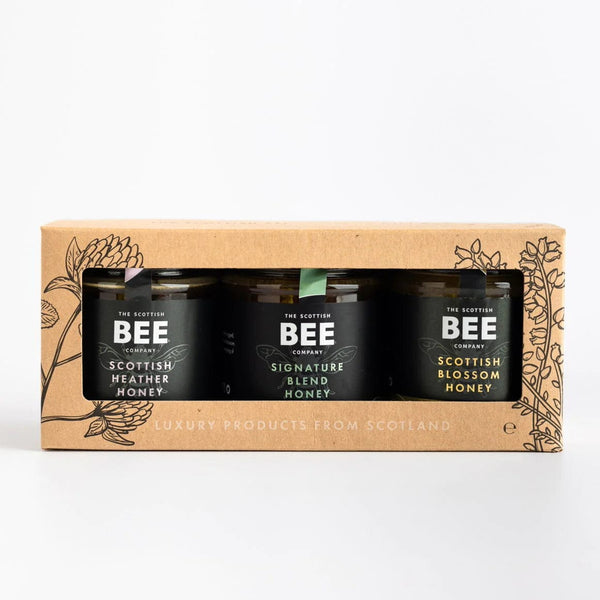 The Scottish Bee Company Trio of Scottish Honey Gift