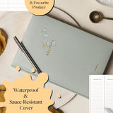Scribble & Luxury Recipe Journal In Sage