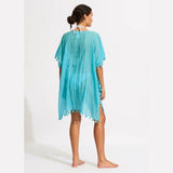 Seafolly Amnesia Kaftan In Atoll Blue