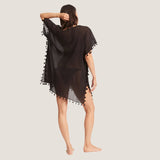 Seafolly Amnesia Kaftan In Black