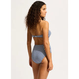 Seafolly Bella Bandeau Bikini Top In Ultramarine