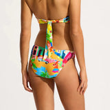 Seafolly Cuba Hipster Bikini Bottom In Turquoise