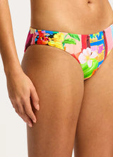 Seafolly Cuba Hipster Bikini Bottom In Turquoise