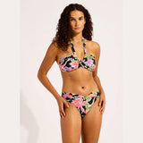 Seafolly Flowers Twist Band Mini Hipster Bikini Bottom