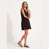 Seafolly Ladder Detail Dress In Black