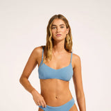 Seafolly Sea Dive Bralette Bikini Top In Cornflower