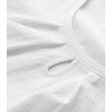 Seasalt Appletree Keyhole Detail T-Shirt In White