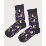 Seasalt Arty Socks In Lazy Days Coal