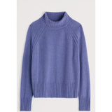 Seasalt Basset Cove Jumper Made With Merino Wool In Bilberry