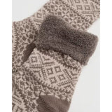 Seasalt Cabin Socks In Falling Flake Truffle