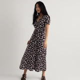 Seasalt Chapelle Dress in GOTS-Certified Organic Cotton Jersey In Cosmos Chalk