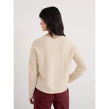 Seasalt Coweth Buttoned Cardigan In Limestone