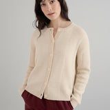 Seasalt Coweth Buttoned Cardigan In Limestone